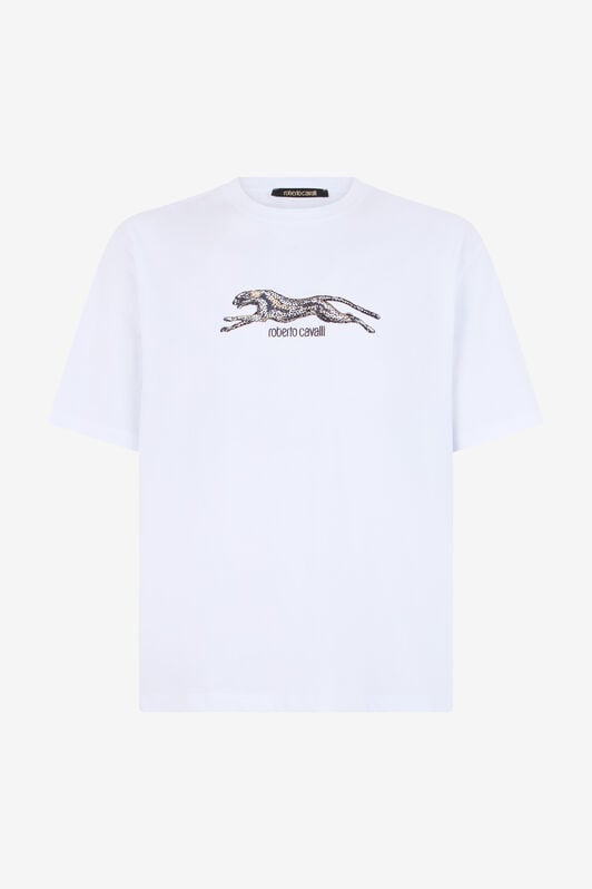RC Weißes T-Shirt mit Grafikprint WHITE TOT60F-FT223