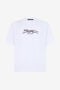 RC Weißes T-Shirt mit Grafikprint WHITE TOT60F-FT223