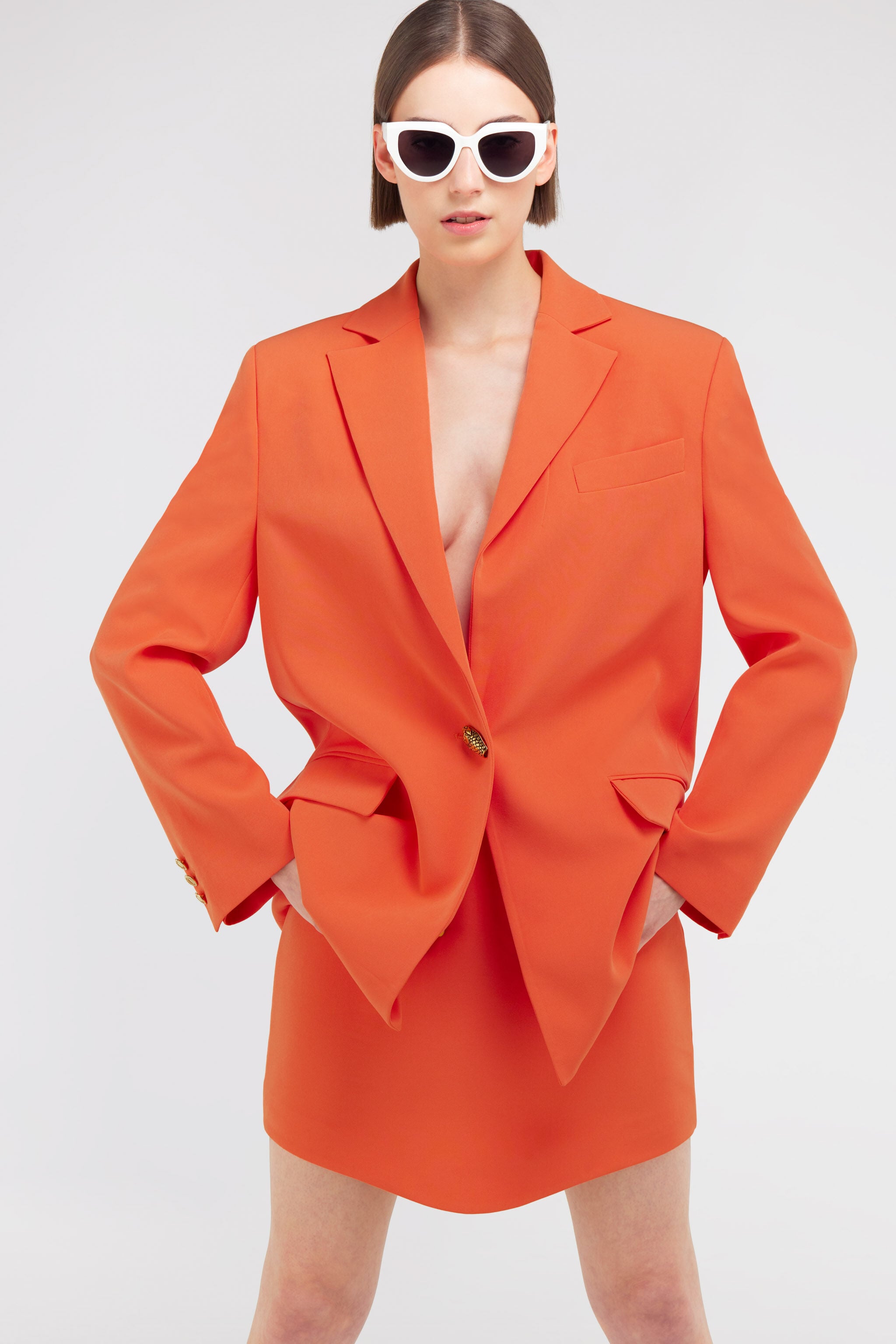JC Just Cavalli blazer JC Just Cavalli blazer Naranja SFT164-SF028