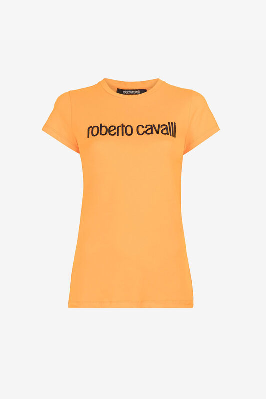 RC T-shirt à logo brodé Orange RKT60B-JD061