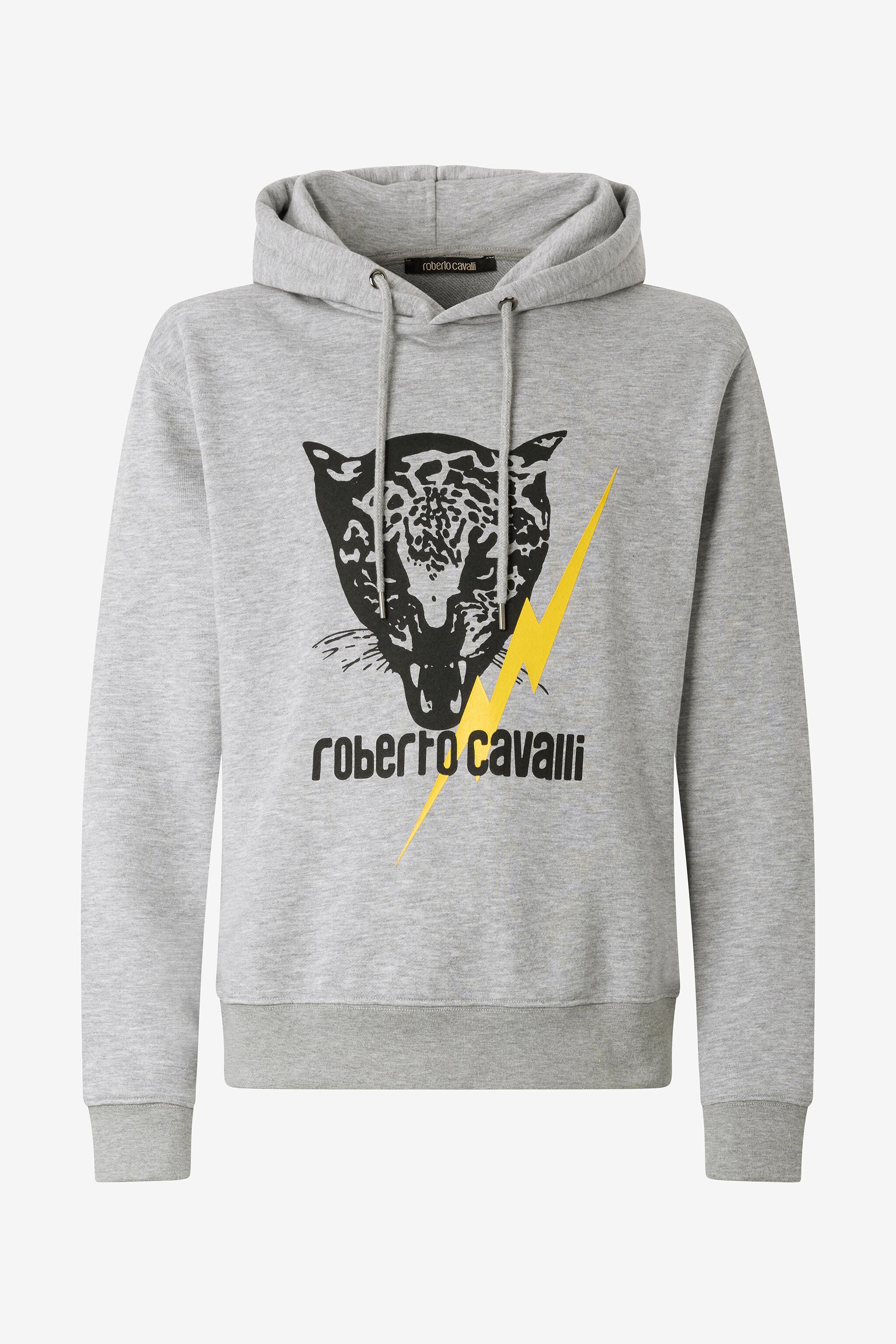 RC Graues Sweatshirt Mit Jaguar Und Blitz RC Graues Sweatshirt Mit Jaguar Und Blitz GREY POT69B-CF052
