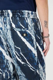 RC Marble-Print Sports Pants RC Marble-Print Sports Pants Dark blue URT25A-2QN22