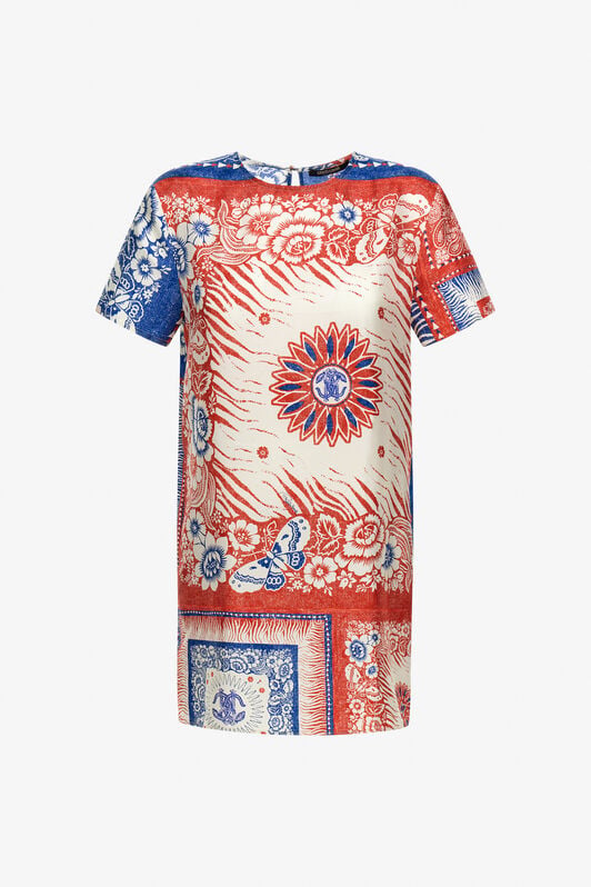 RC Bandana Print Dress RC Bandana Print Dress Blue TKT101-4QN05