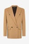 RC Veste Croisée Rayée RC Veste Croisée Rayée Marron clair VRT420-GE003