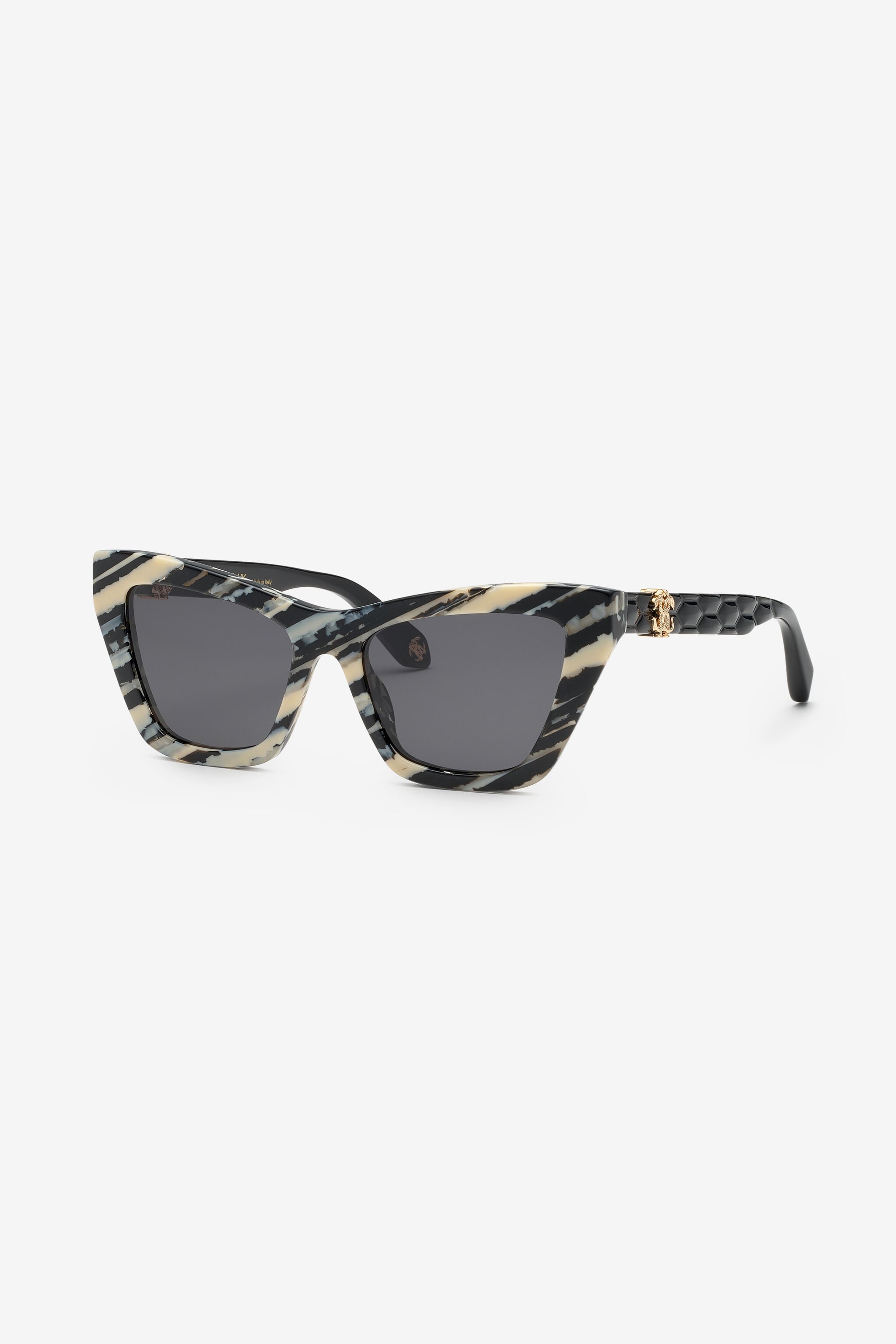 RC Sunglasses with smooth front and matelassè effect on temples RC Sunglasses with smooth front and matelassè effect on temples SHINY ANIMAL FANTASY UALD03-ID198