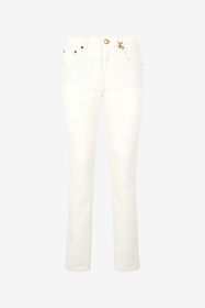 RC Python-Print Pants With Charm White UKJ232-KGN53