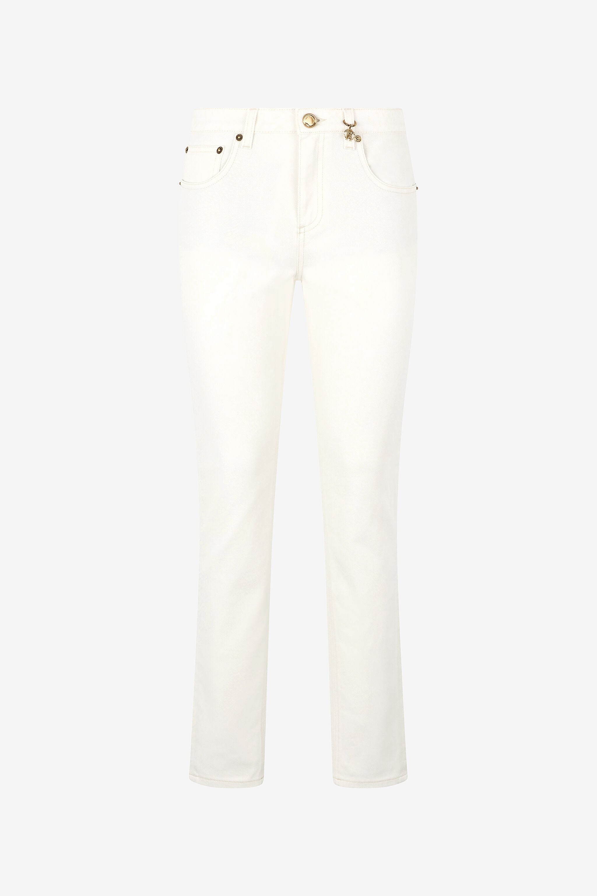 RC Python-Print Pants With Charm RC Python-Print Pants With Charm White UKJ232-KGN53