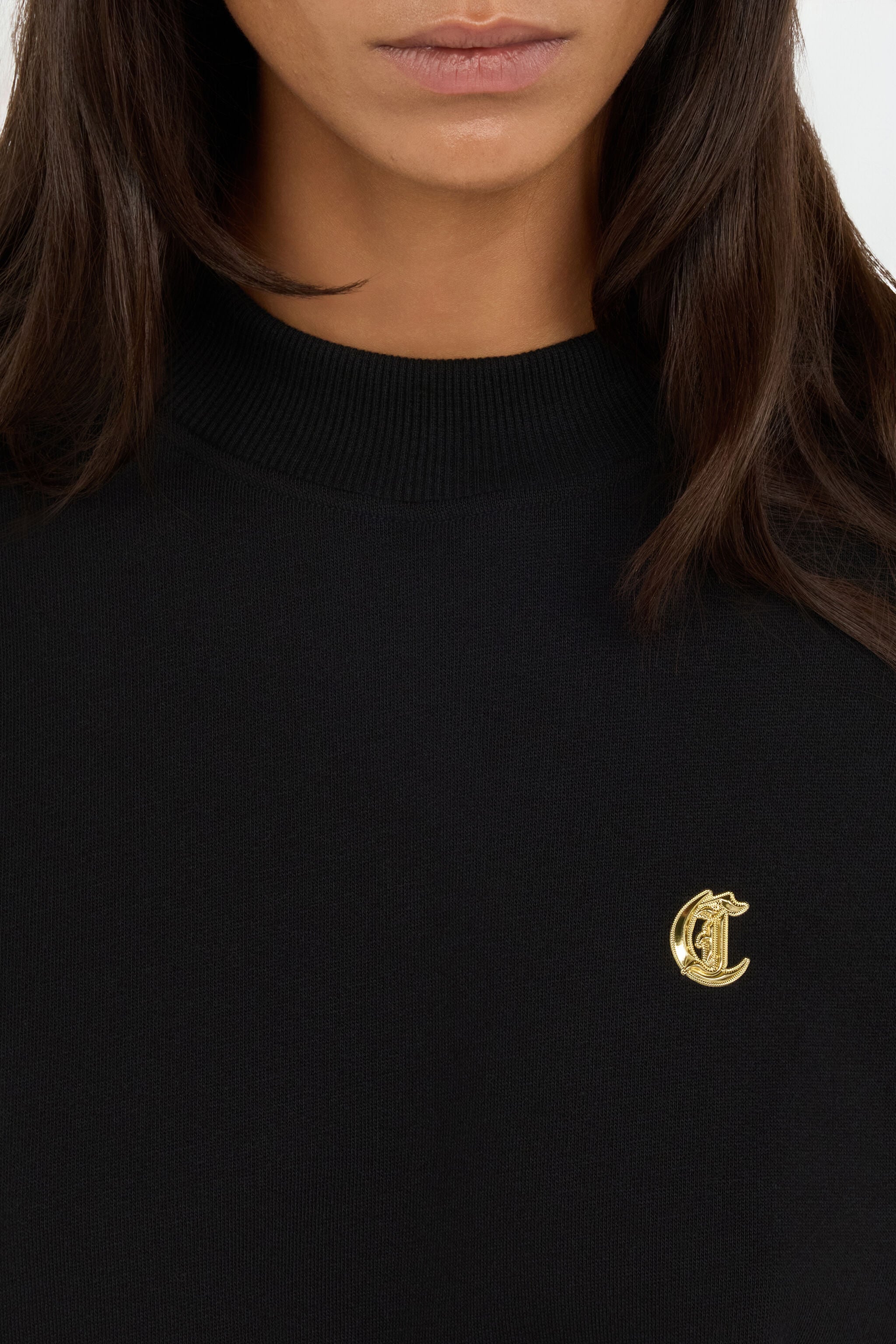 JC Black Sweatshirt With Sequined Back JC Black Sweatshirt With Sequined Back BLACK VFS030-VF354