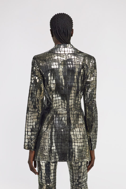 RC Crocodile Effect Blazer Silver TKP400-PN003