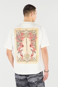 RC T-Shirt With Dragons And Logo White VNT62I-JD060