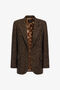 RC Tweed Blazer RC Tweed Blazer Dark brown TKT402-WP053