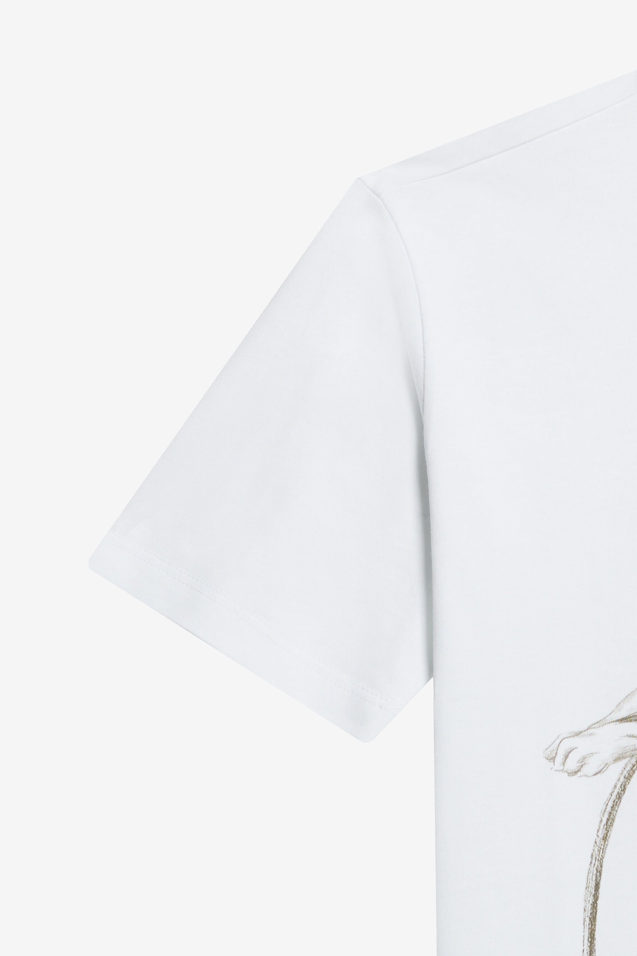 JU T-Shirt Bianca in Cotone OPTICAL WHITE TJT61C-JD001