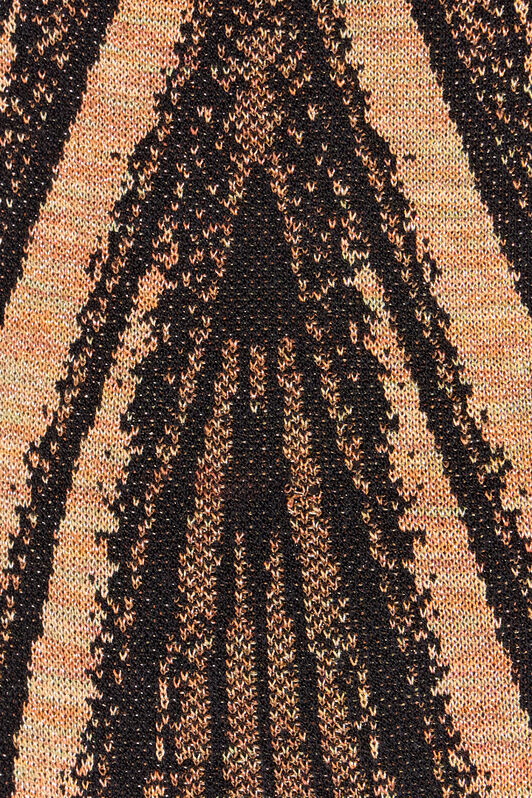 RC Ray of Gold print knit dress Gold RWM102-MI150