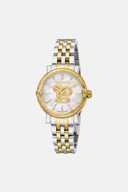 RC Roberto Cavalli by Franck Muller Snake watch Argent/Or RALG59-IG131