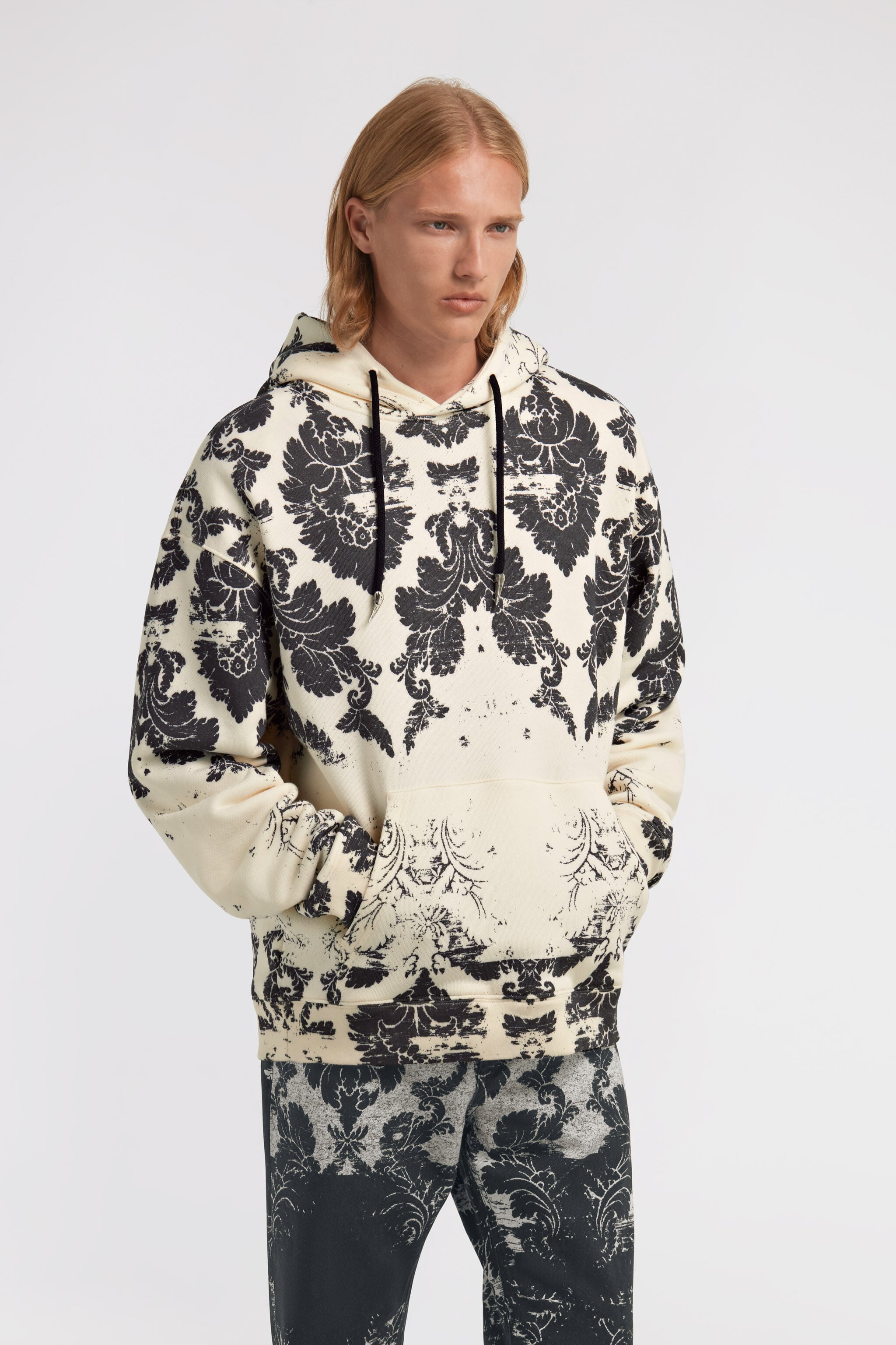 RC Appaloosa print Sweatshirt RC Appaloosa print Sweatshirt Negro/Blanco TRT69C-CF050