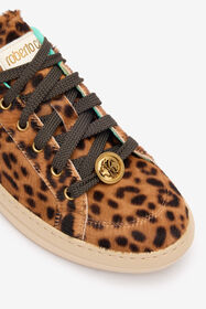 RC Sneakers mit Print Jaguar Skin Braun UKS034-PZ576