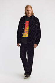 RC Zebra print Jeans Черный TRT217-VKB79