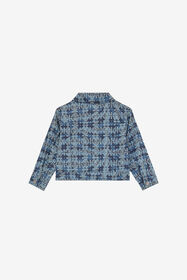 JU Blouson Avec Monogramme RC Et Lettrage Bleu UJJ408-DYO44