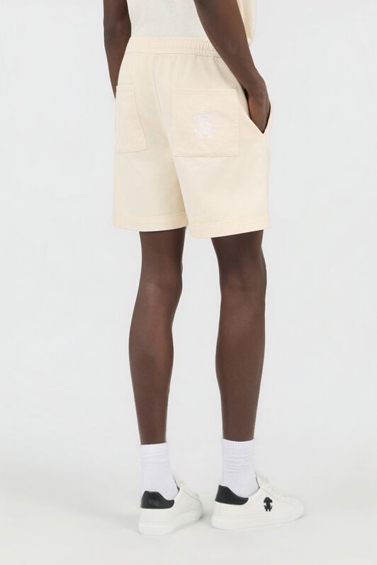 RC Shorts De Algodón Crema Con Cinturón RC Shorts De Algodón Crema Con Cinturón WHITE SOT20C-FA017