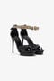 RC Panther-head high-heel sandals RC Panther-head high-heel sandals Noir SKS132-PA001