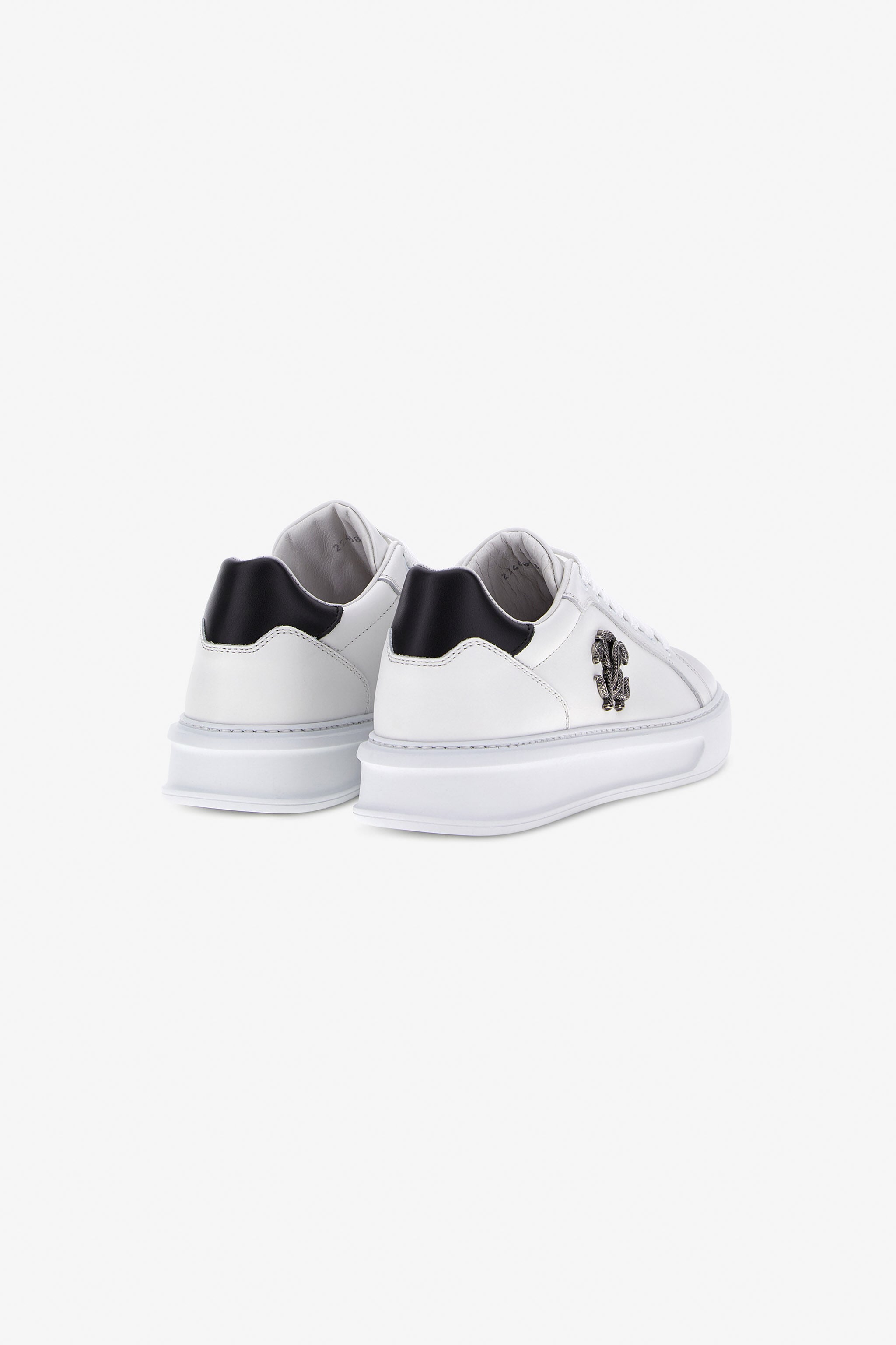 RC Sneakers with Monogram RC RC Sneakers with Monogram RC Weiß/Dunkelgrau SKS036-PZA90