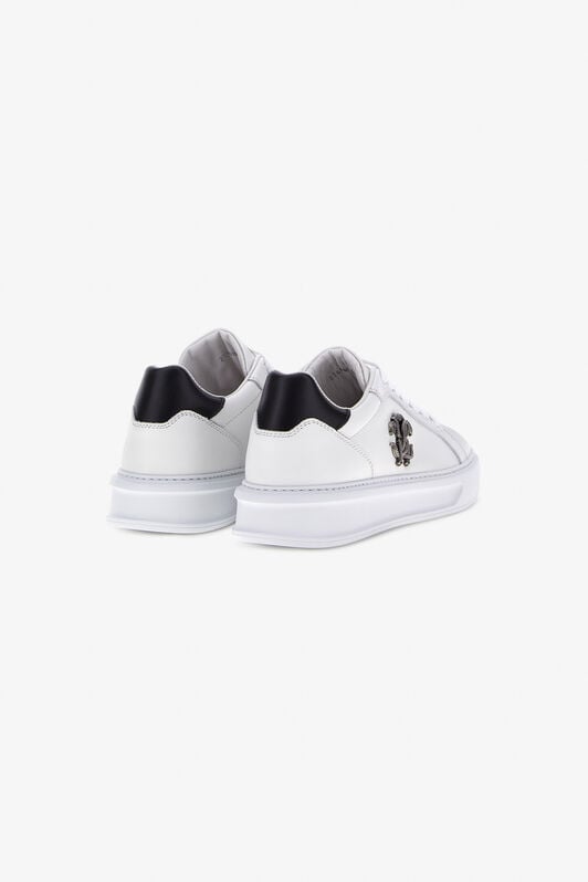 RC Sneakers with Monogram RC RC Sneakers with Monogram RC Weiß/Dunkelgrau SKS036-PZA90