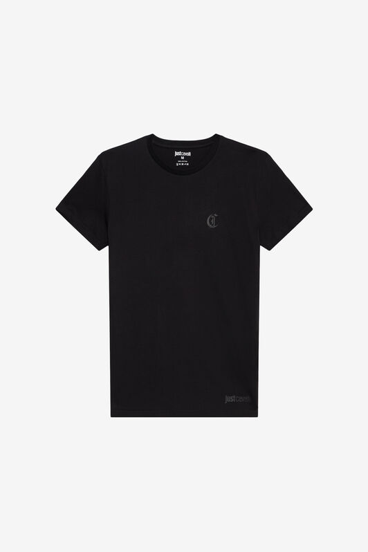 JC T-shirt with Logo Detail JC T-shirt with Logo Detail BLACK XFU003-XF363