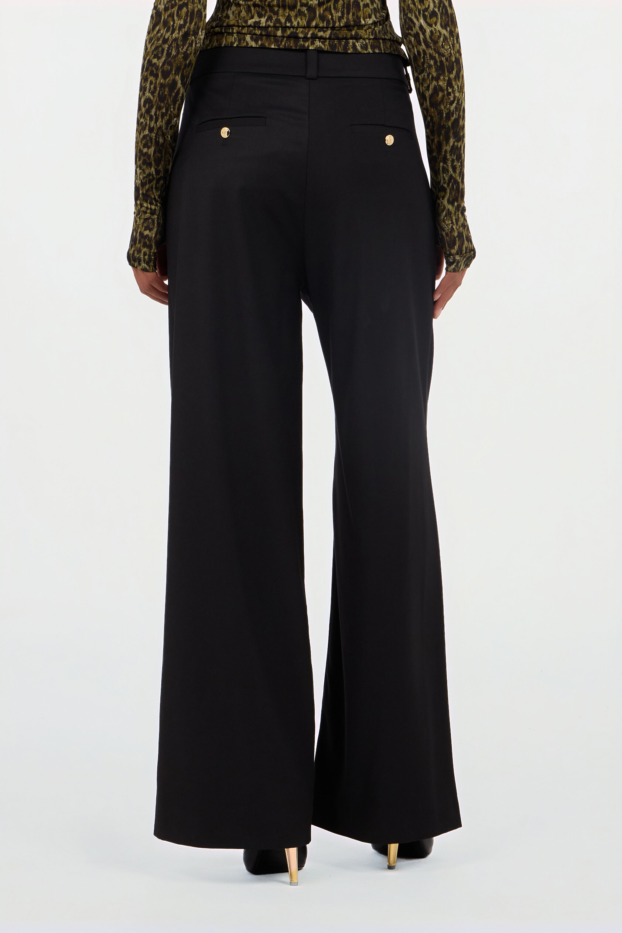 JC Straight Leg Trousers JC Straight Leg Trousers BLACK VFT148-VF227