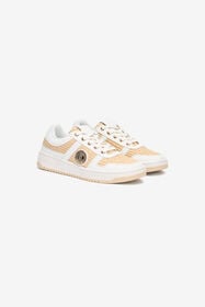 JC Braided Rafia-Effect Sneakers Light brown/White UFS040-UF362