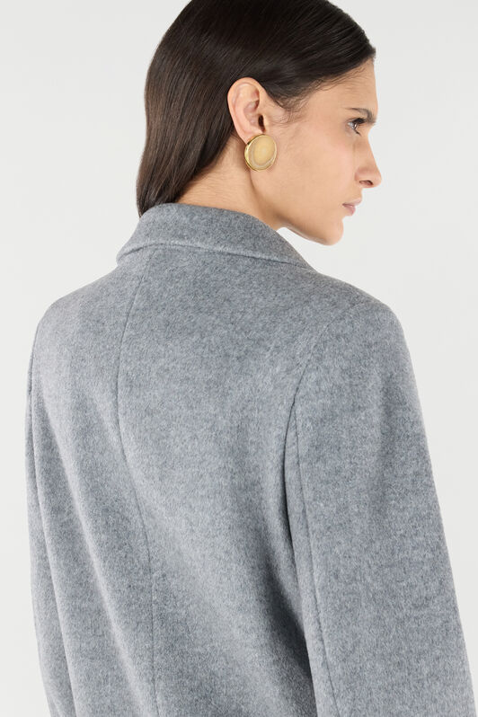 RC Gray Wool Cashmere Coat RC Gray Wool Cashmere Coat GREY MELANGE OOT50C-WH016