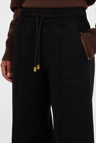 RC Sports Pants With Central Topstitching Black VQT20B-CF057