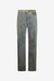 RC Regular Fit Five-Pocket Cotton Denim Jeans RC Regular Fit Five-Pocket Cotton Denim Jeans BLUE/BROWN XQJ200-VT001