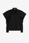 RC Chemise en coton à manches bouffantes RC Chemise en coton à manches bouffantes BLACK OQT703-CH001
