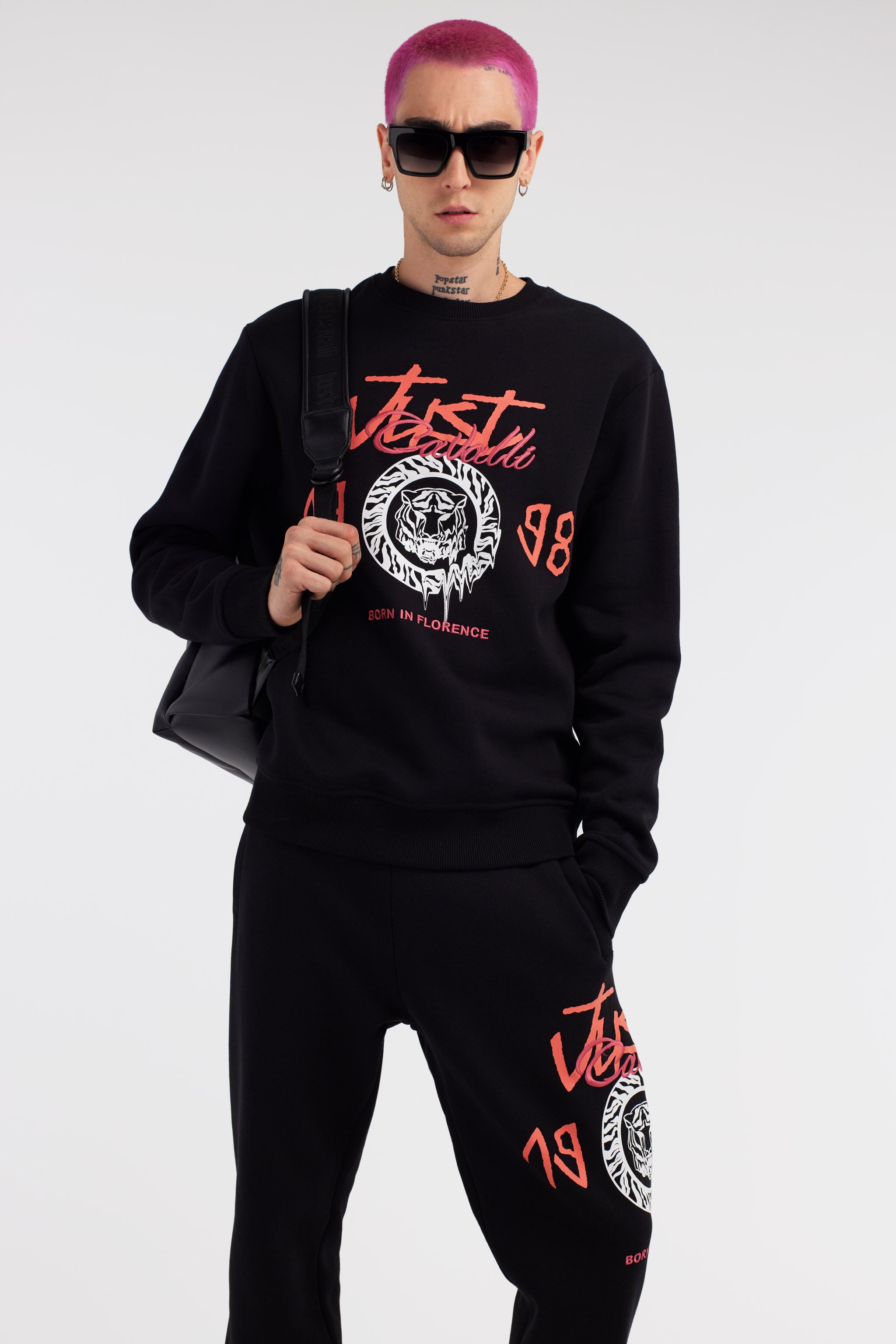JC Just Cavalli Joggers JC Just Cavalli Joggers Black RRT888-RR116