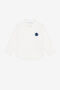 JU RC Monogram-Embroidered Shirt JU RC Monogram-Embroidered Shirt White PJT710-CH004