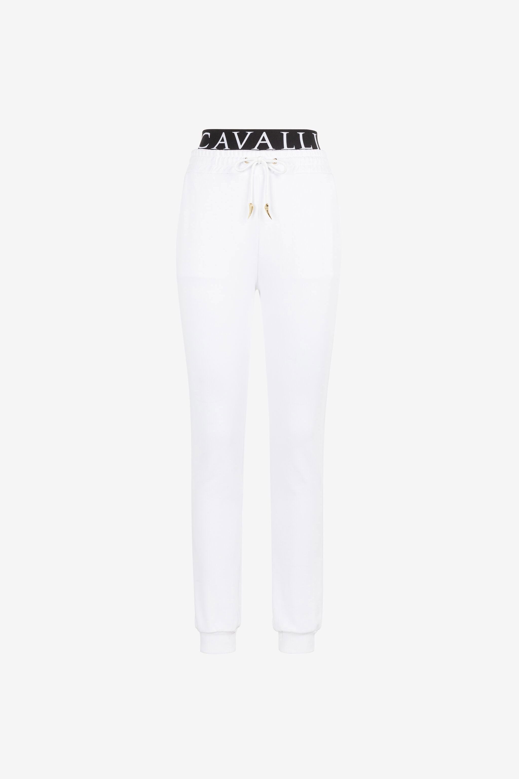 RC Logo-Jacquard Cotton Sweatpants RC Logo-Jacquard Cotton Sweatpants White PKT25D-CF050