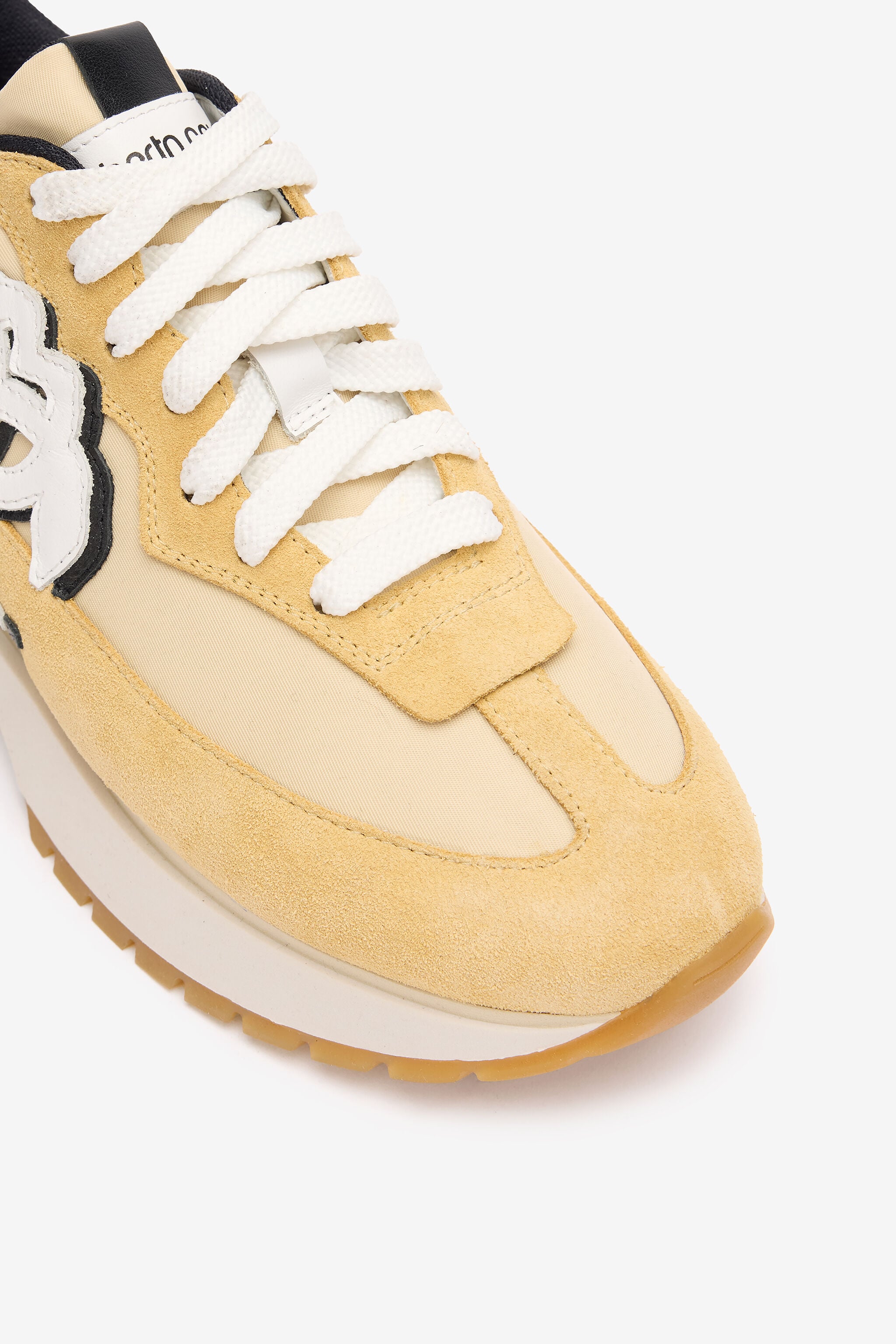 RC Sneakers With Contrasting Back And Monogram Mirror Snake RC Sneakers With Contrasting Back And Monogram Mirror Snake Light Brown UKS032-PZM02