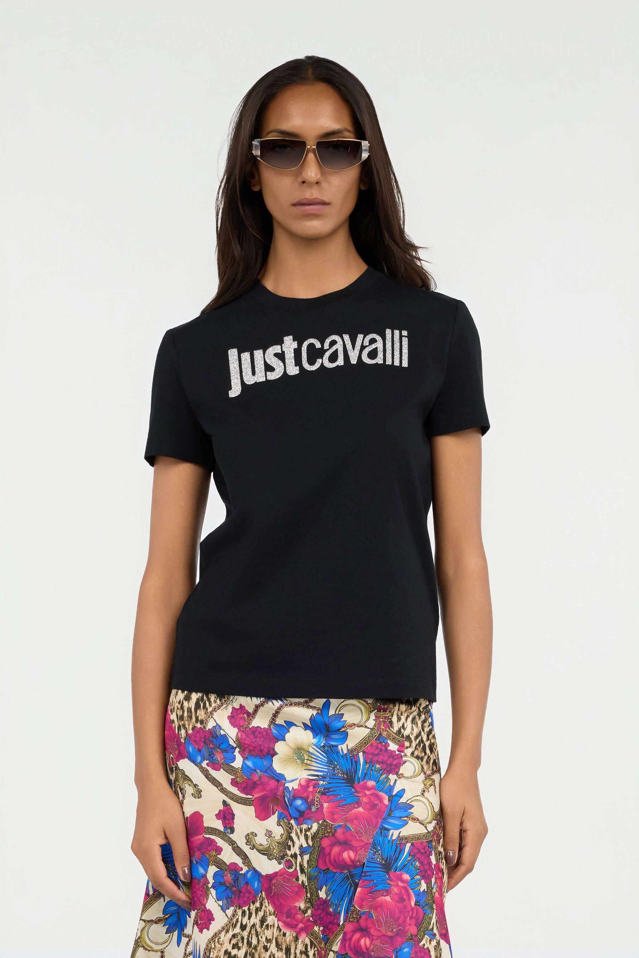 JC T-Shirt Noir JC T-Shirt Noir 899 BLACK + 900 SILV VFT192-VF315