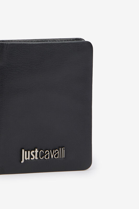 JC Black Wallet With Metal Logo JC Black Wallet With Metal Logo BLACK VFP013-VF569