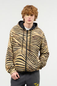 JC Reversible Hooded Sweatshirt Black UFT076-UF114