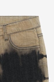 JU Pants With Contrasting Print Brown UJJ20A-DSJ01