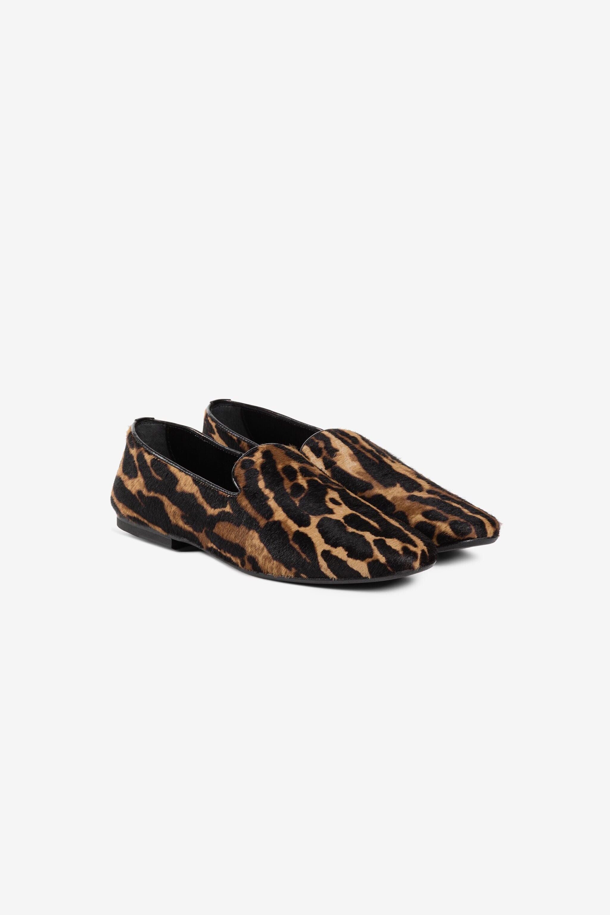 RC Mocasines con piel de becerro y estampado Ocelot LEOPARD PKS001-ZW027