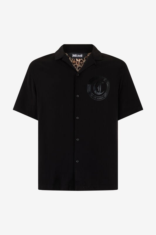 JC Black T-Shirt With Embroidered Logo JC Black T-Shirt With Embroidered Logo BLACK UFM003-UF098