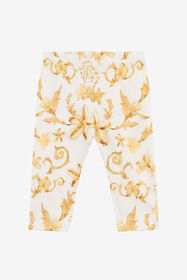 RC Pantaloni Stampa Gold Arabesque WHITE/GOLD TJT207-JFN37