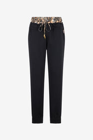 JC Sports Pants With Python Print Waistband 899 BLACK + 716 MARZ UFT081-UF120