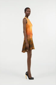 RC Sunset Print Short Dress Orange UWT113-JMN97