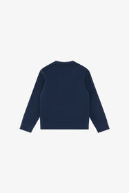 JU Sweatshirt With Multicolored Crest Blue TJT66C-CF050