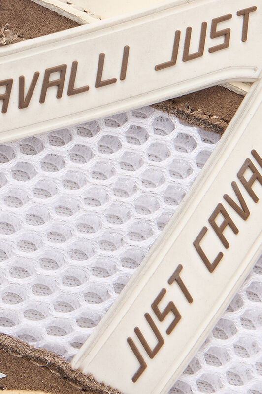 JC Sneakers With Branded Inserts White/Brown UFS018-UF293