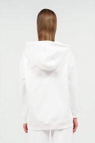 RC Sweatshirt Hoodie with Tiger Embroidery WHITE WQT67B-CF057