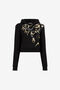RC Snake And Logo-Print Cotton Hoodie RC Snake And Logo-Print Cotton Hoodie Black PKT68B-CF050